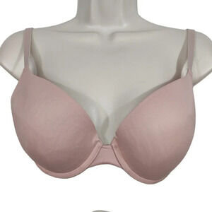 Victorias Secret PINK Where Everywhere Push Up Bra Women Size 34D Underwire FLAW